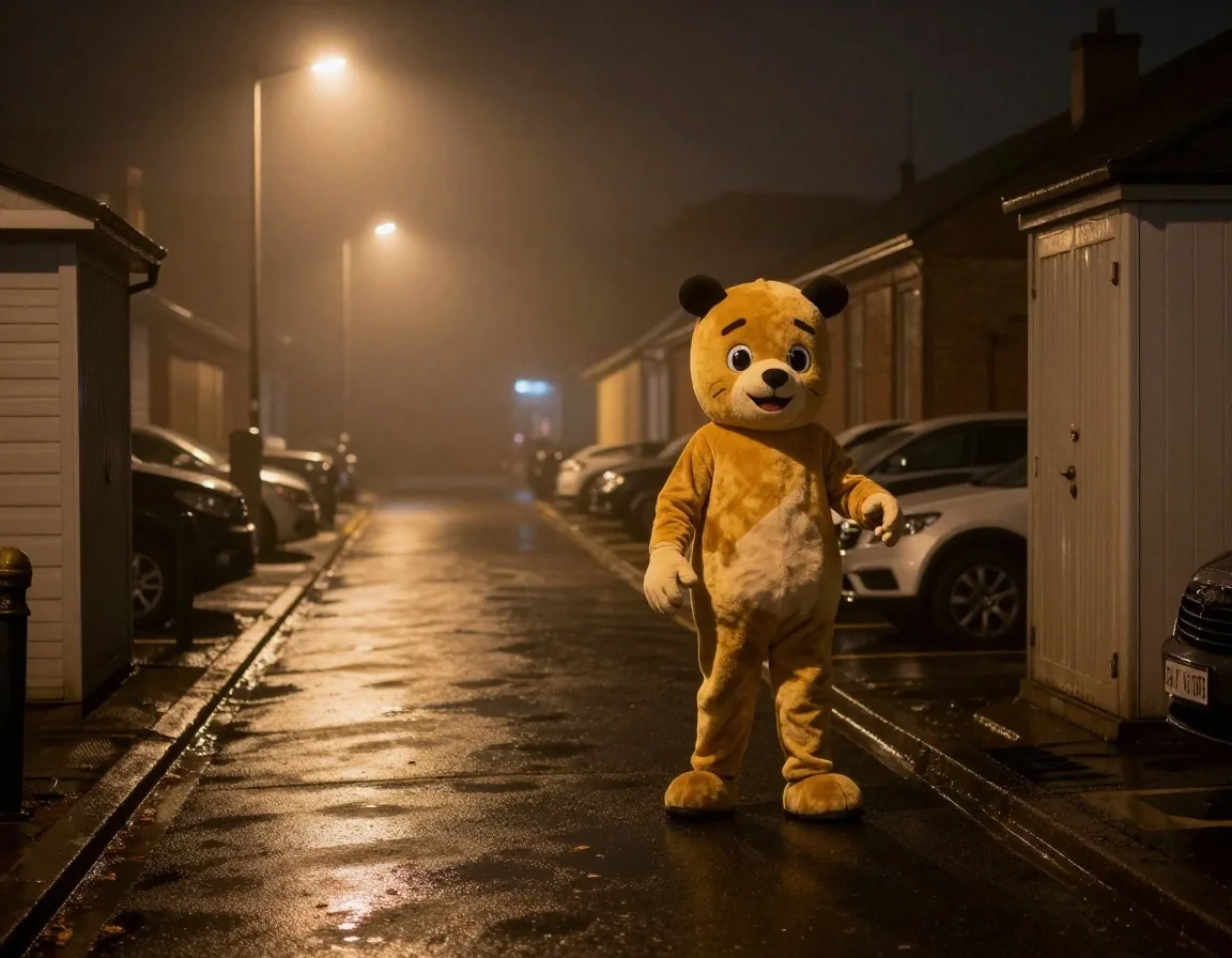 O'Riordan Street, Mascot at night